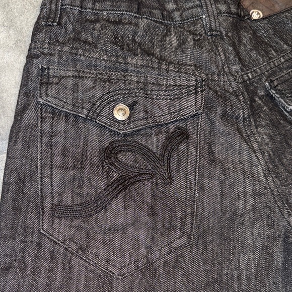 Rocawear- Men's Gray Vintage Y2K Denim Shorts Size 32 - Picture 11 of 14